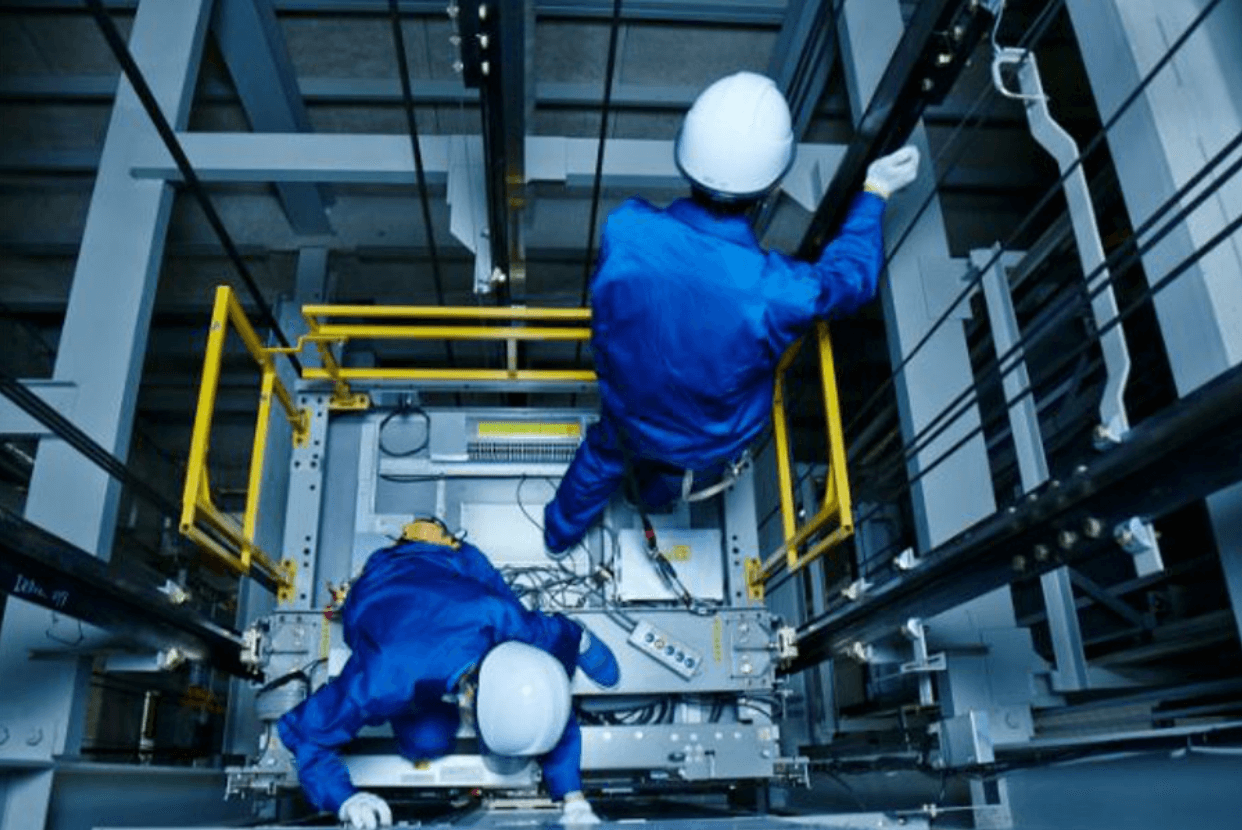 ilustrasi pengeekan lift