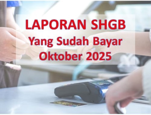 List Laporan Yang Sudah Bayar SHGB Okt 2025